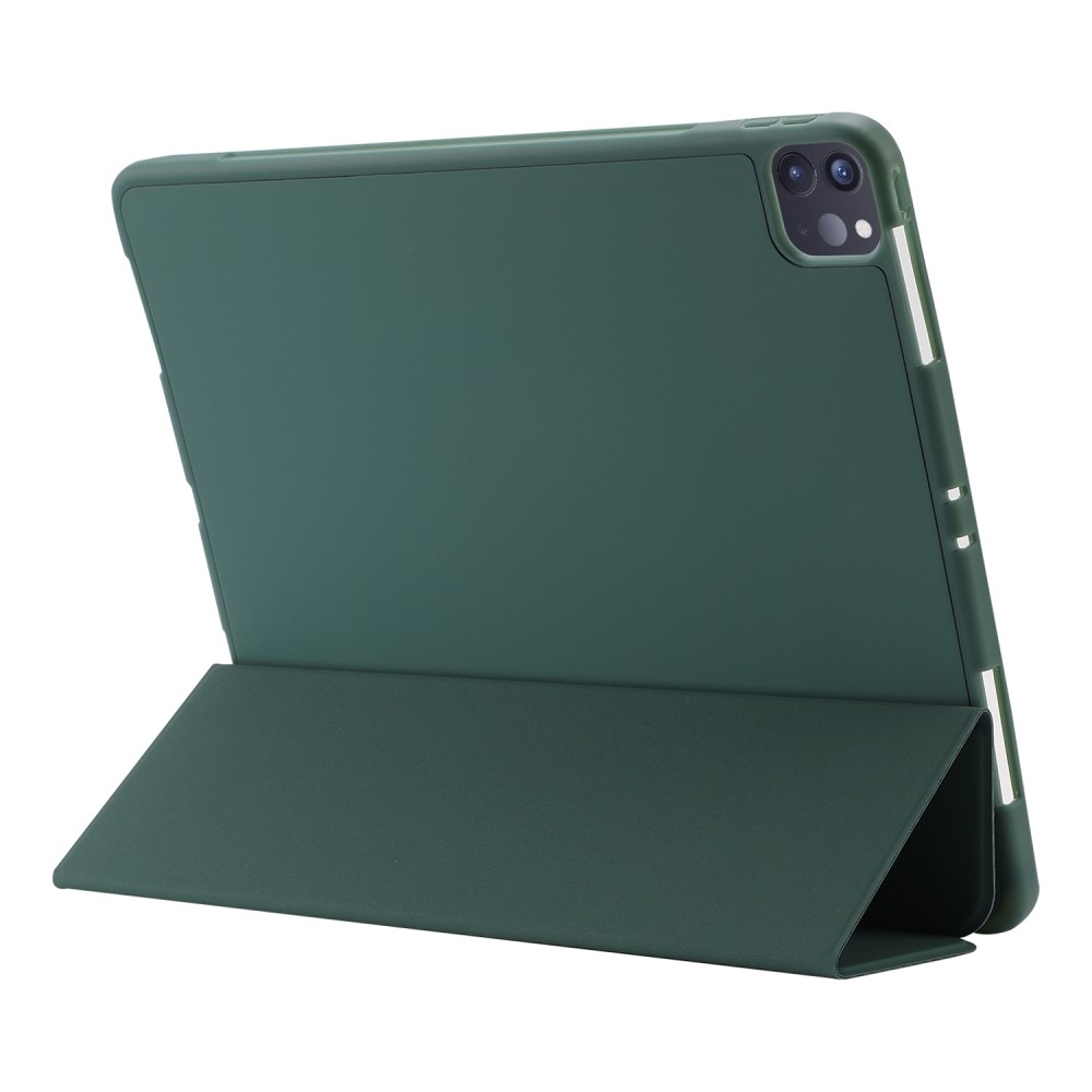 Chytré polohovatelné pouzdro na iPad Pro 11 (2020/21/22) - tmavězelené