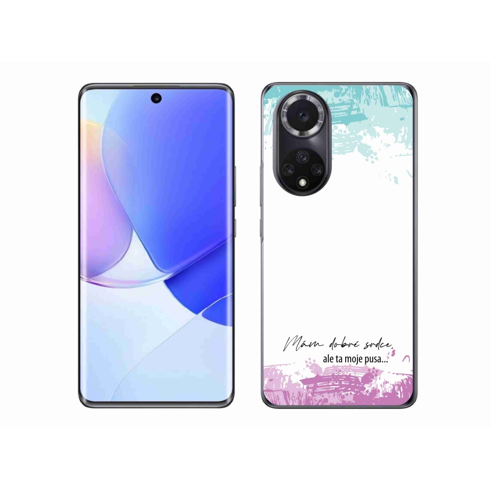 Gelový kryt mmCase na Huawei Nova 9 - vtipný text 3 bílé pozadí