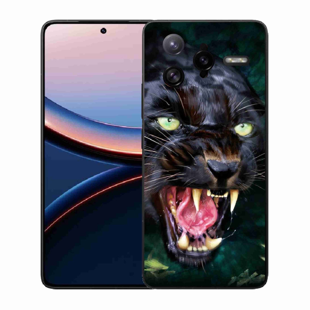 Gelový kryt mmCase na Xiaomi Poco F7 Ultra - rozzuřený černý panter