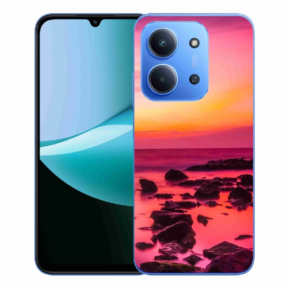 Gelový kryt mmCase na Xiaomi Redmi 15C 4G/5G (173mm) - moře a záře