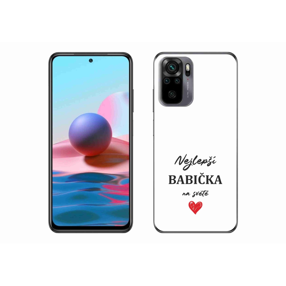 Gelový kryt mmCase na Xiaomi Poco M5s - nejlepší babička 1 bílé pozadí