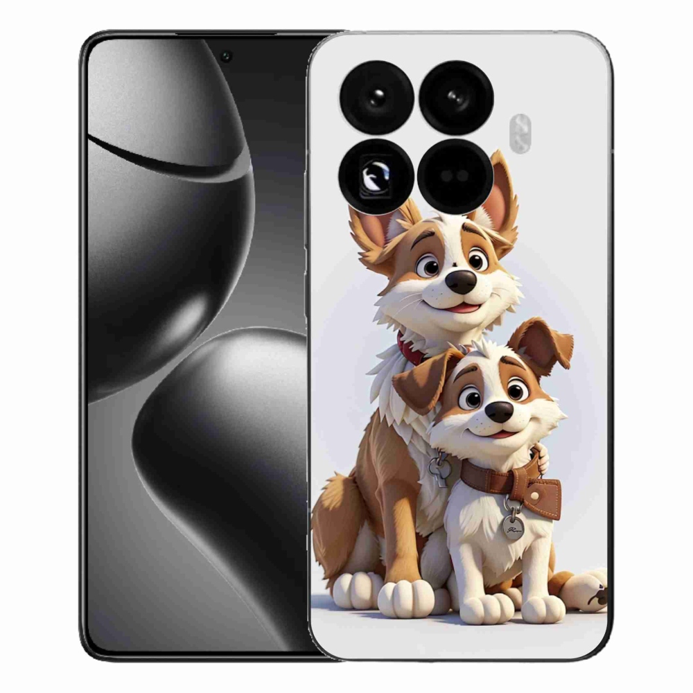 Gelový kryt mmCase na Xiaomi 15T Pro - kreslení psi