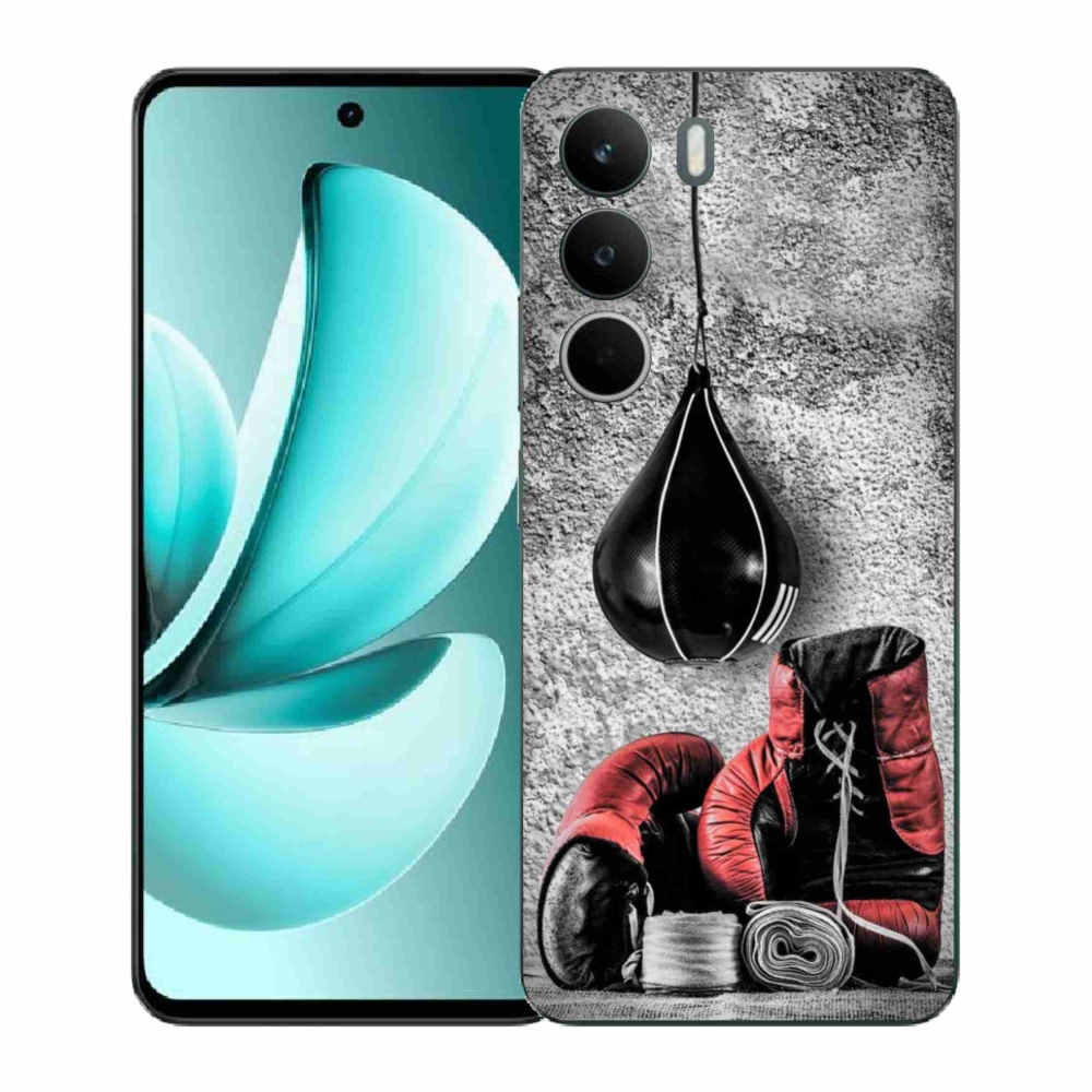 Gelový kryt mmCase na Realme C71 - boxovací pytel a rukavice