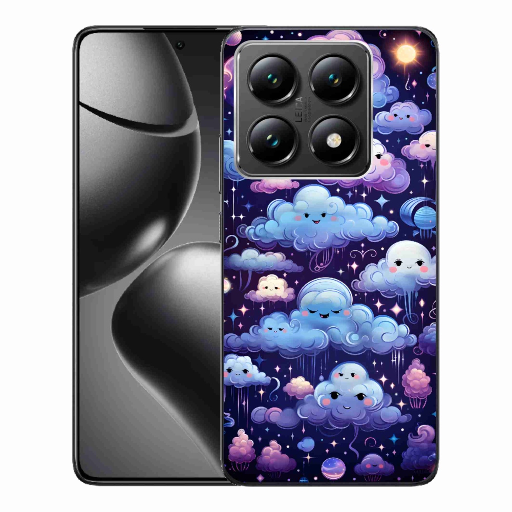 Gelový kryt mmCase na Xiaomi 14T - mráčky