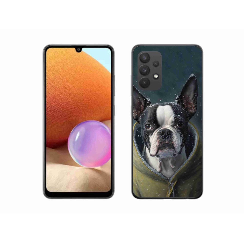 Gelový kryt mmCase na Samsung Galaxy A32 4G - buldoček