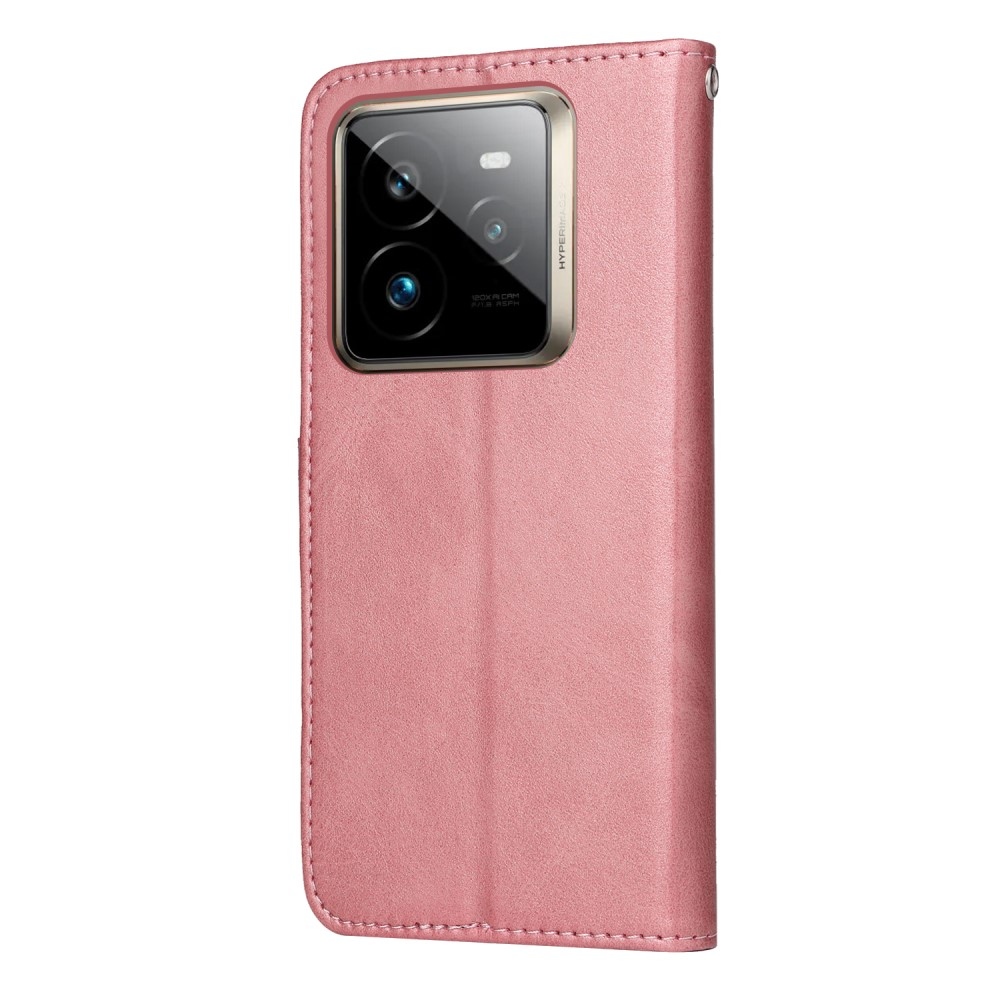 Clots knížkové pouzdro na Realme GT 7 Pro 5G - růžové