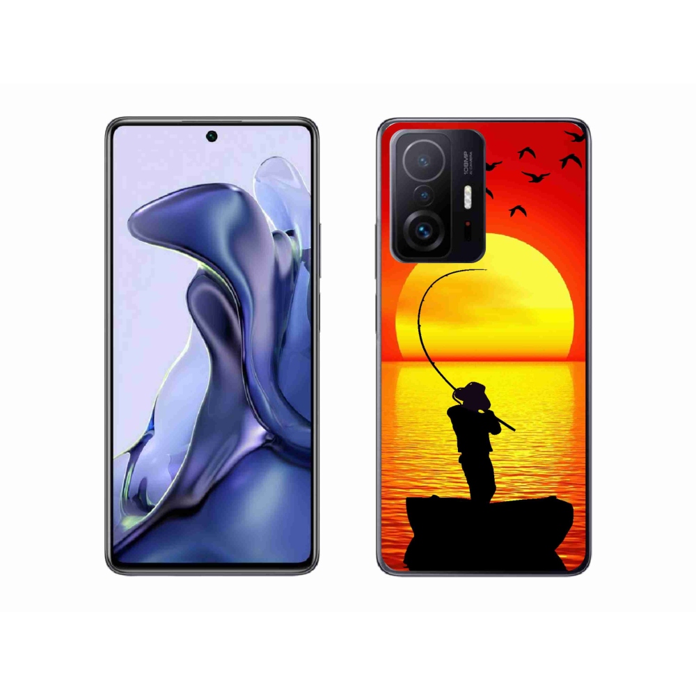 Gelový kryt mmCase na Xiaomi 11T Pro - rybaření