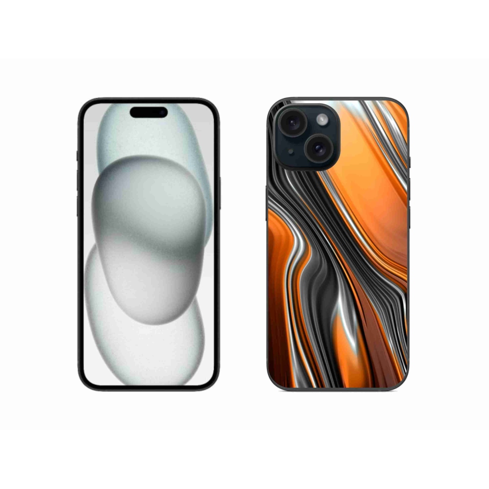 Gelový kryt mmCase na iPhone 15 - abstrakt 3