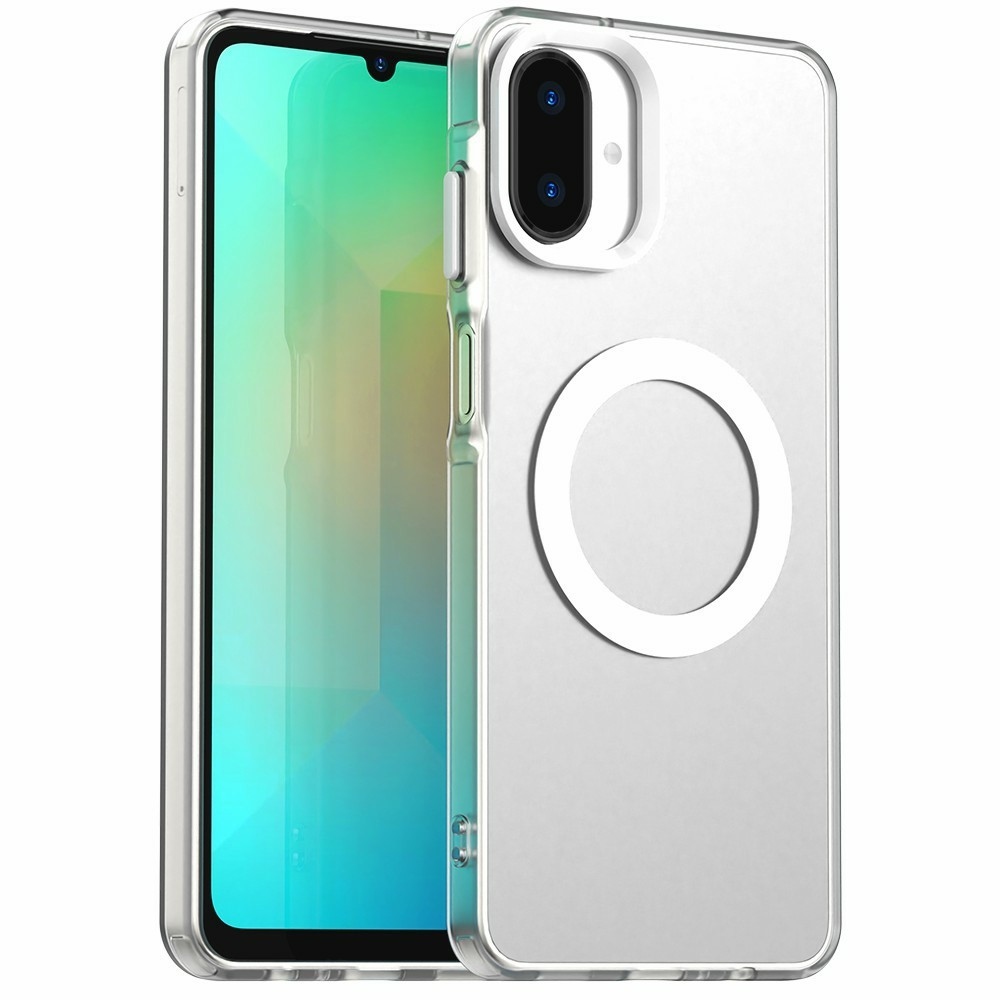 Candy gelový obal MagSafe pro Samsung Galaxy A07 4G - bílý