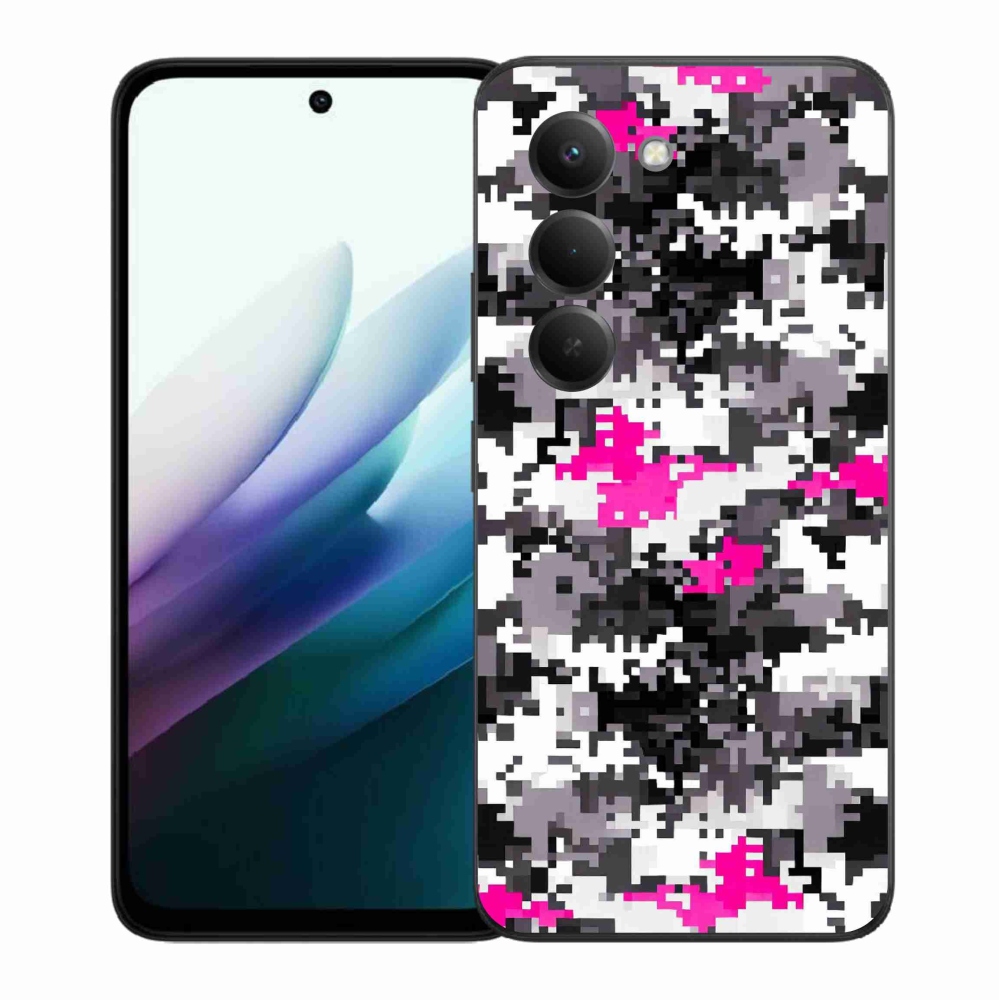 Gelový kryt mmCase na Xiaomi Redmi 15 4G/5G (171mm) - maskáčový vzor 4