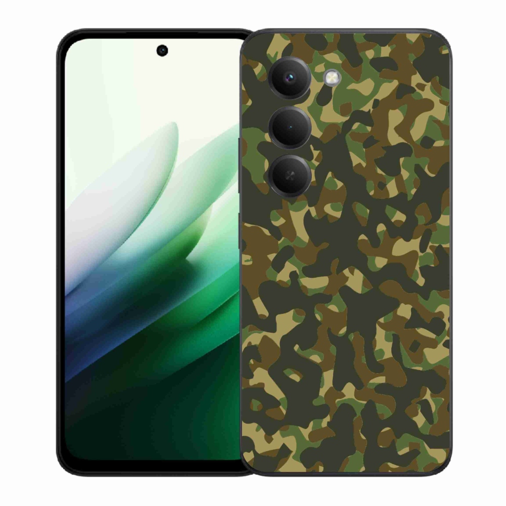 Gelový kryt mmCase na Xiaomi Redmi 15 5G (169mm) - maskáčový vzor 1