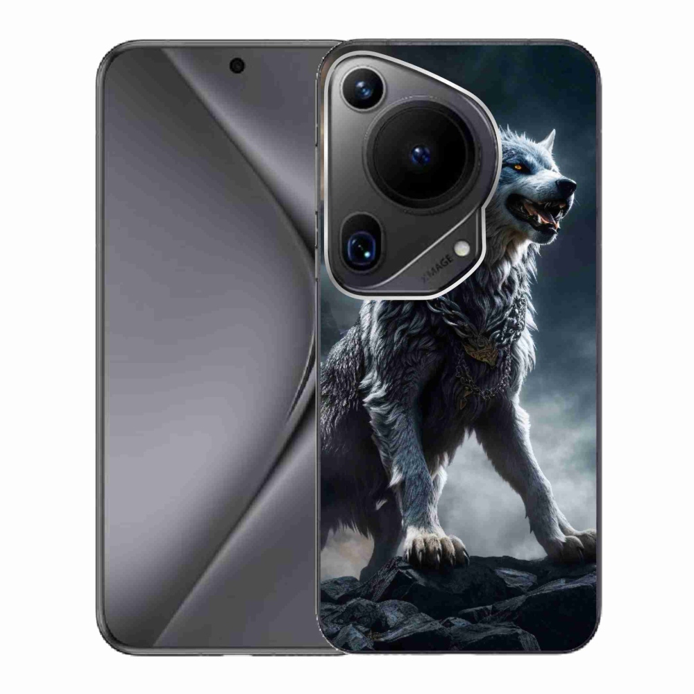 Gelový kryt mmCase na Huawei Pura 70 Ultra - vlk 1