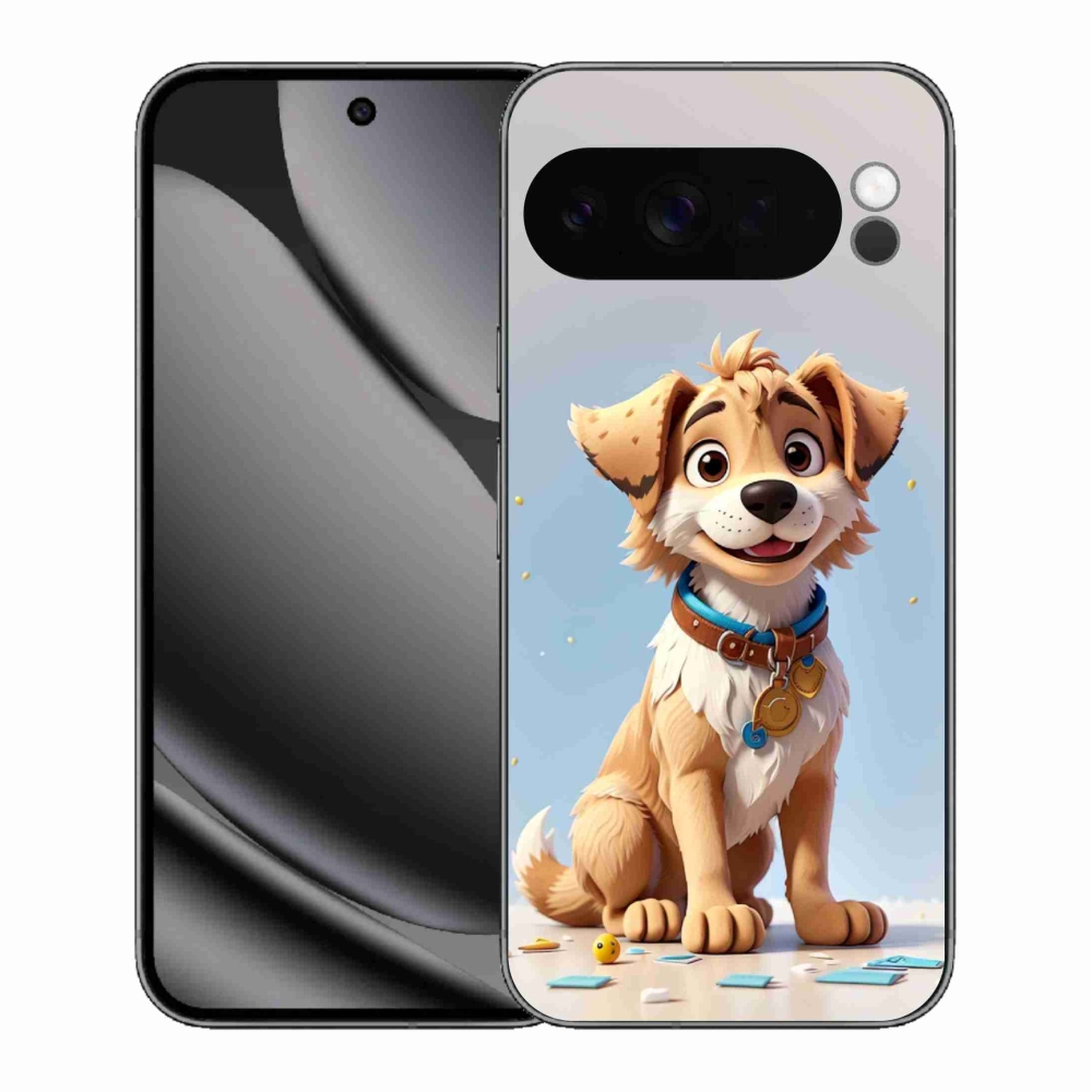 Gelový kryt mmCase na Google Pixel 10 Pro XL - kreslené štěně