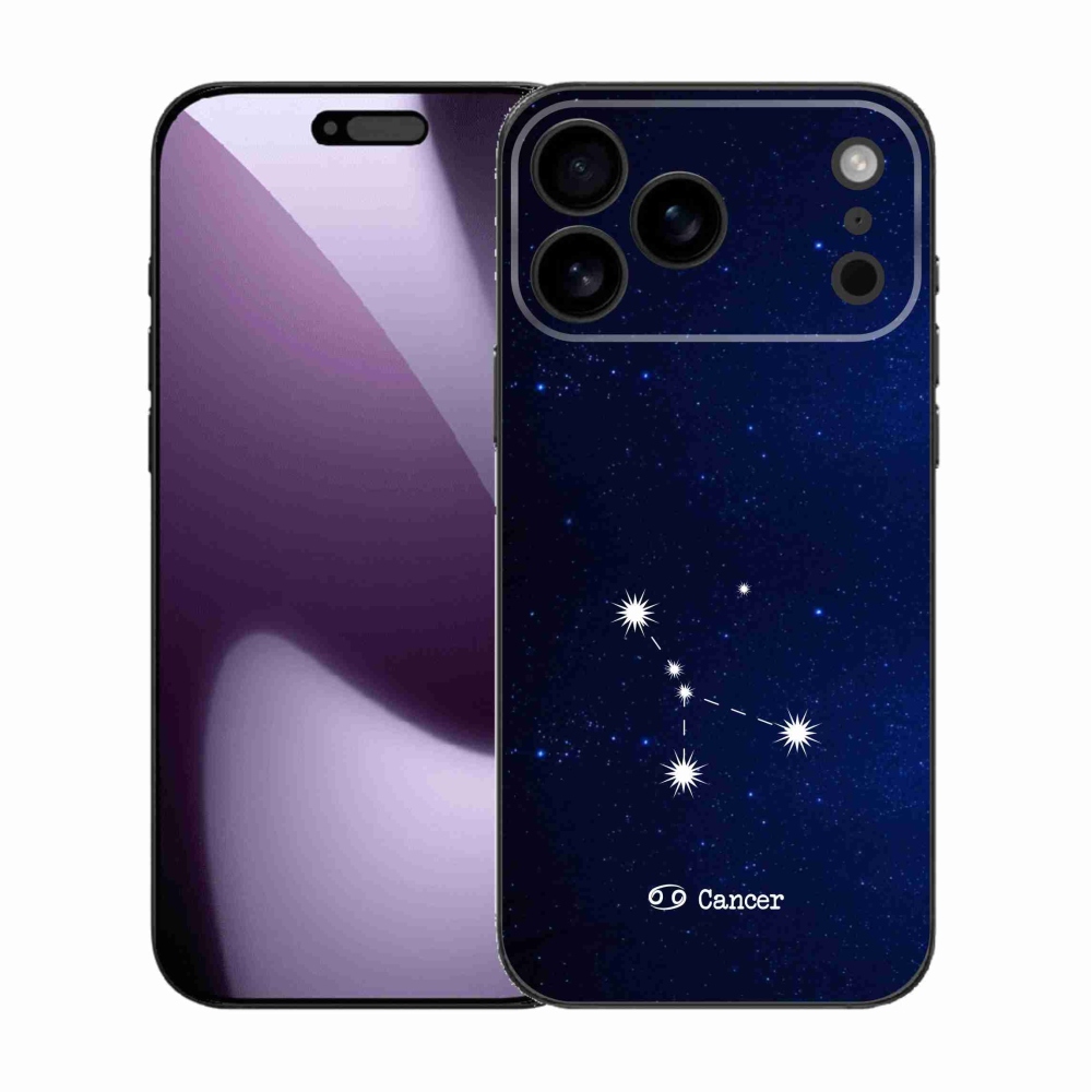 Gelový kryt mmCase na iPhone 17 Pro Max - souhvězdí Raka