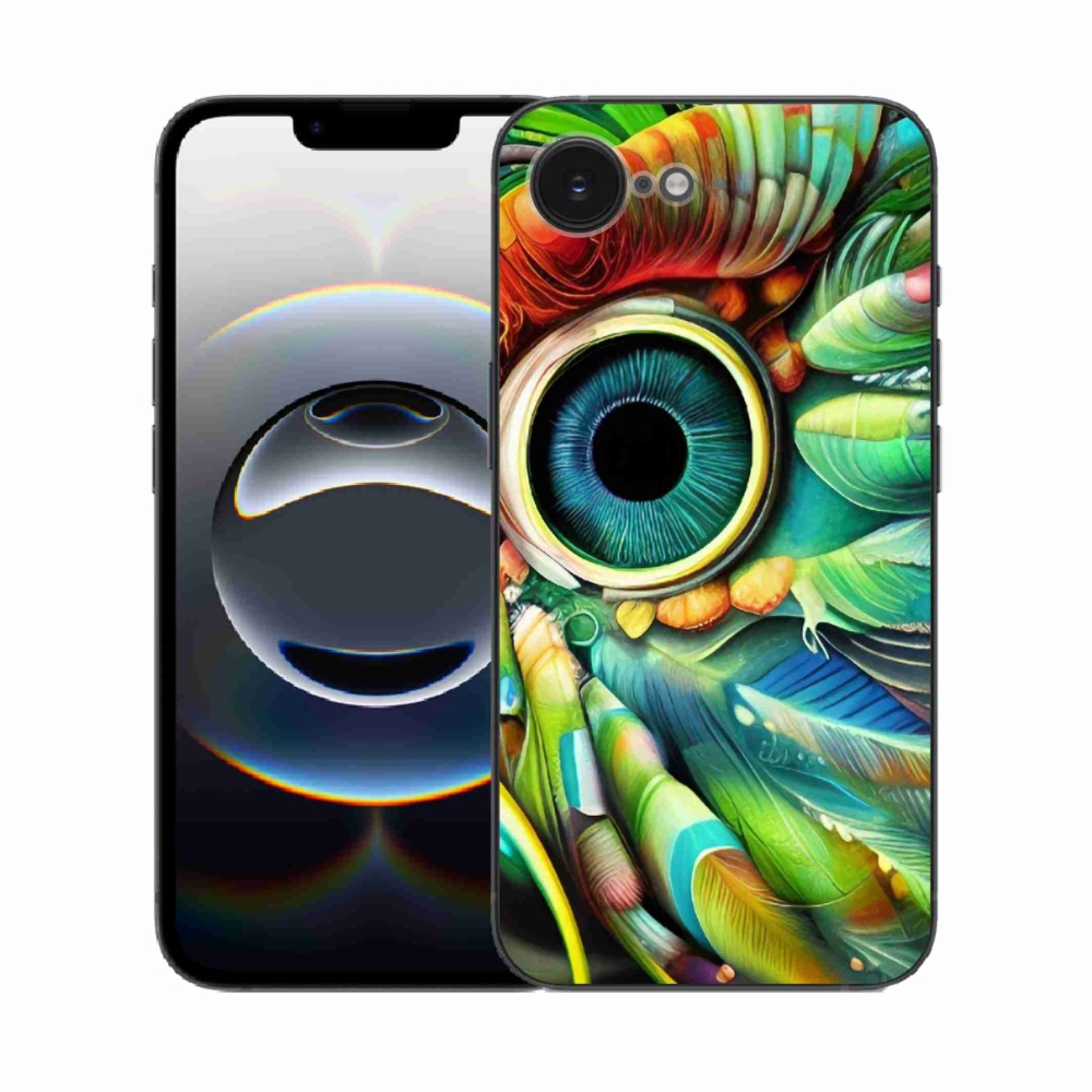 Gelový kryt mmCase na iPhone 16e - abstraktní motiv 18