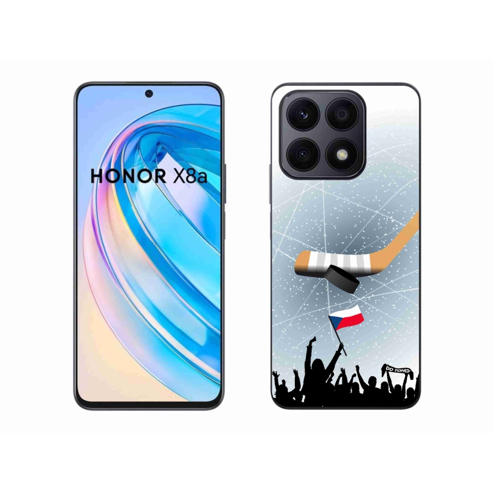 Gelový kryt mmCase na Honor X8a - fanoušci hokeje