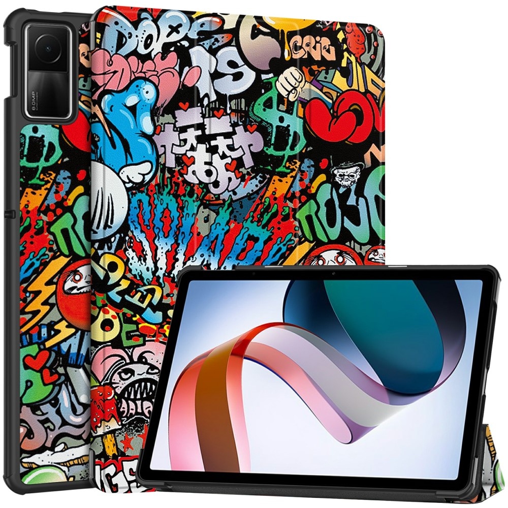 Print chytré zavírací pouzdro na Xiaomi Redmi Pad SE - graffiti
