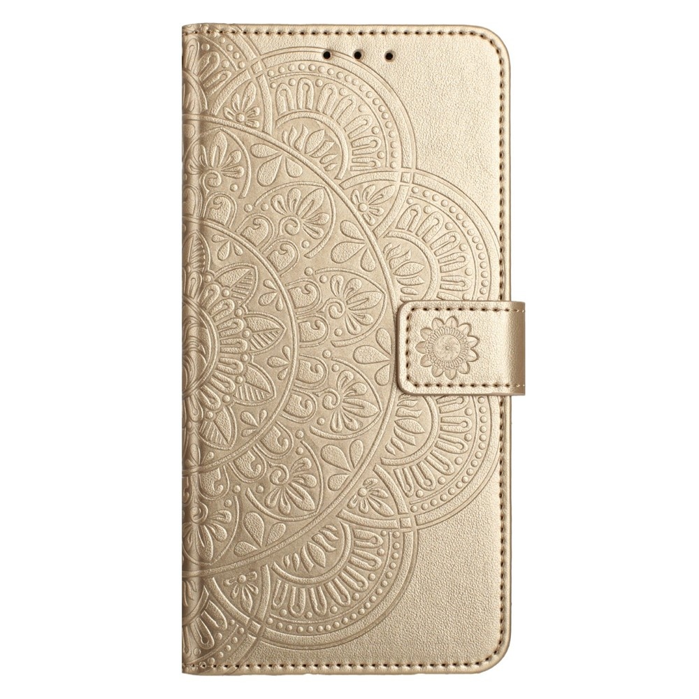 Mandala knížkové pouzdro na Xiaomi 15T - zlaté