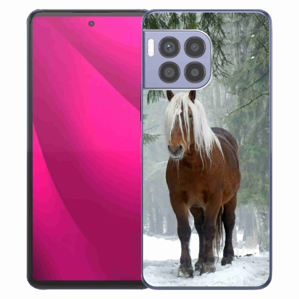 Gelový kryt mmCase na T-Mobile T Phone 2 Pro - kůň v lese