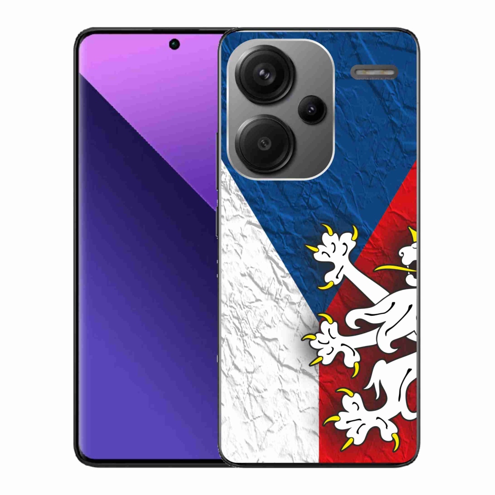 Gelový kryt mmCase na Xiaomi Redmi Note 13 Pro+ 5G - česká vlajka 1