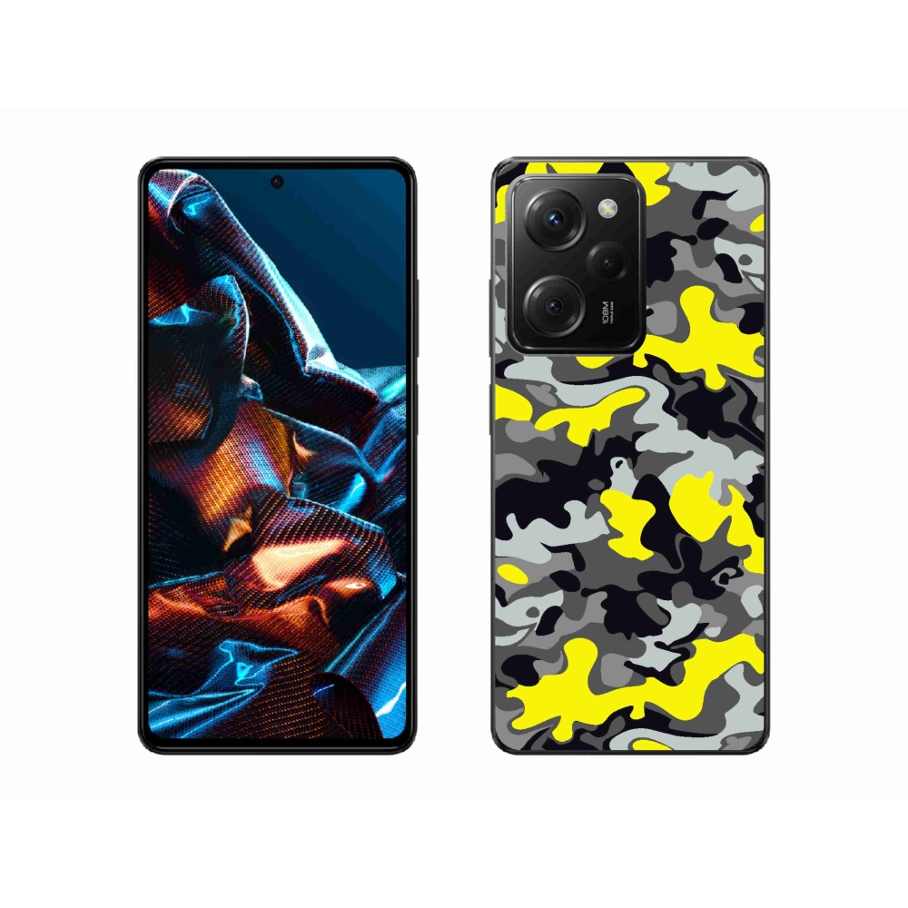 Gelový kryt mmCase na Xiaomi Poco X5 Pro 5G - maskáčový vzor 6