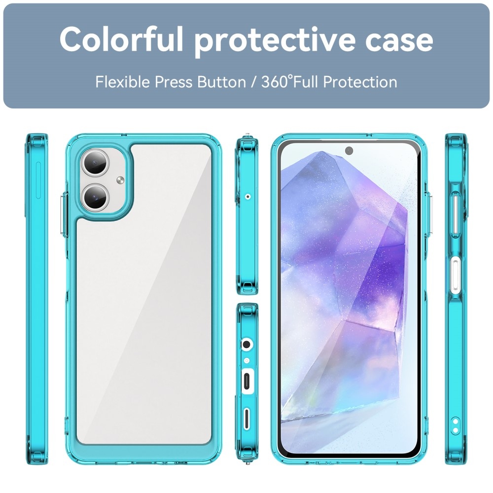 Gelový obal s pevnými zády na Samsung Galaxy A06 4G - světlemodrý