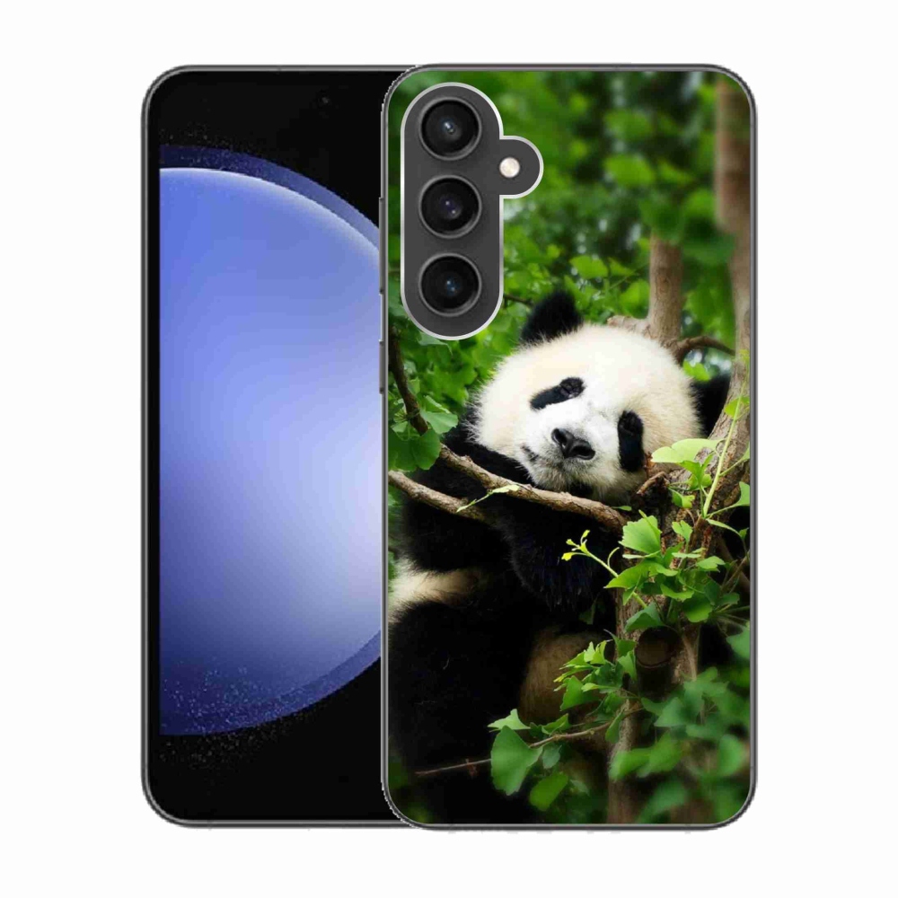 Gelový kryt mmCase na Samsung Galaxy S23 FE - panda