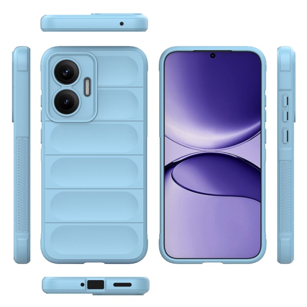 Rugg odolný gelový obal na Xiaomi Poco F7 5G - světlemodrý