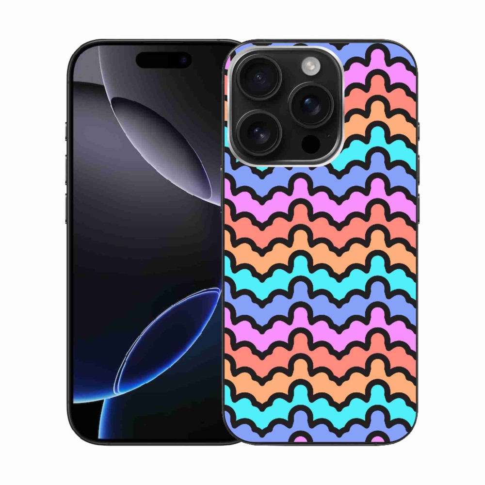 Gelový kryt mmCase na iPhone 16 Pro - abstraktní motiv 30