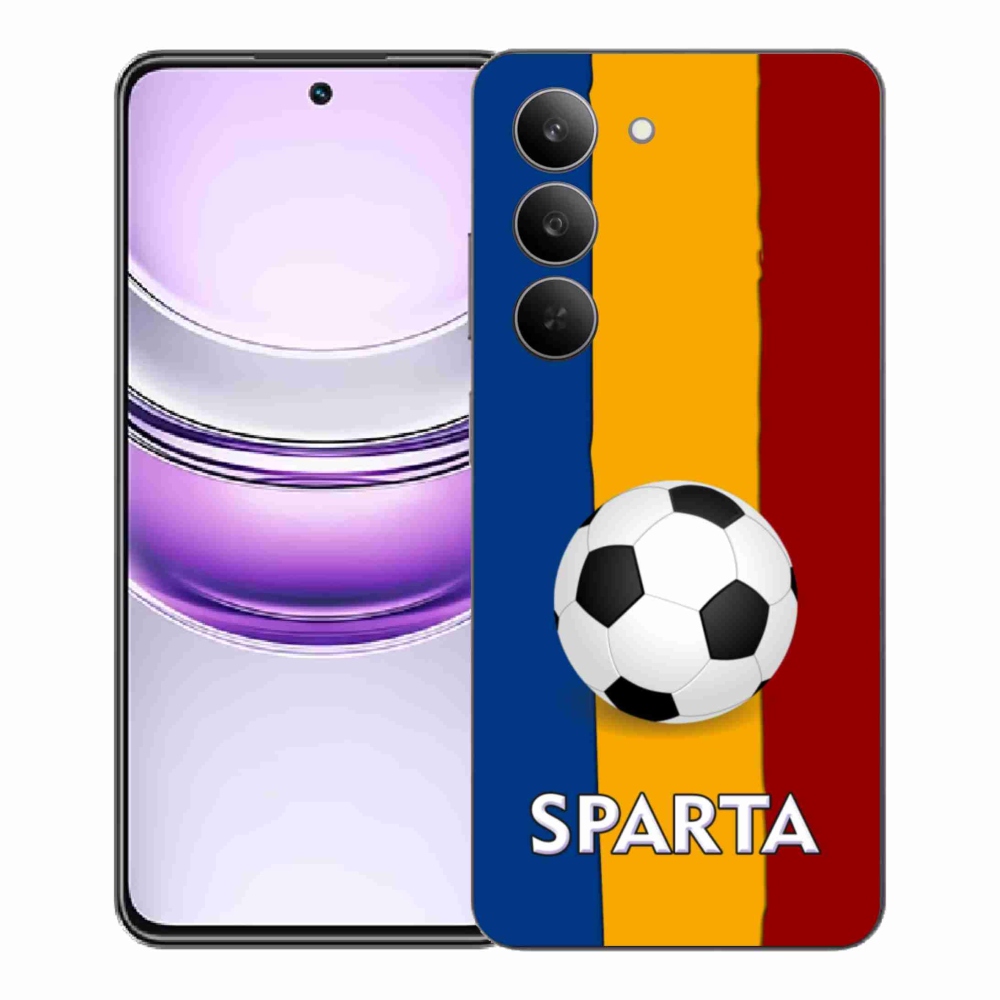 Gelový kryt mmCase na Realme 14x 5G - fotbal 1