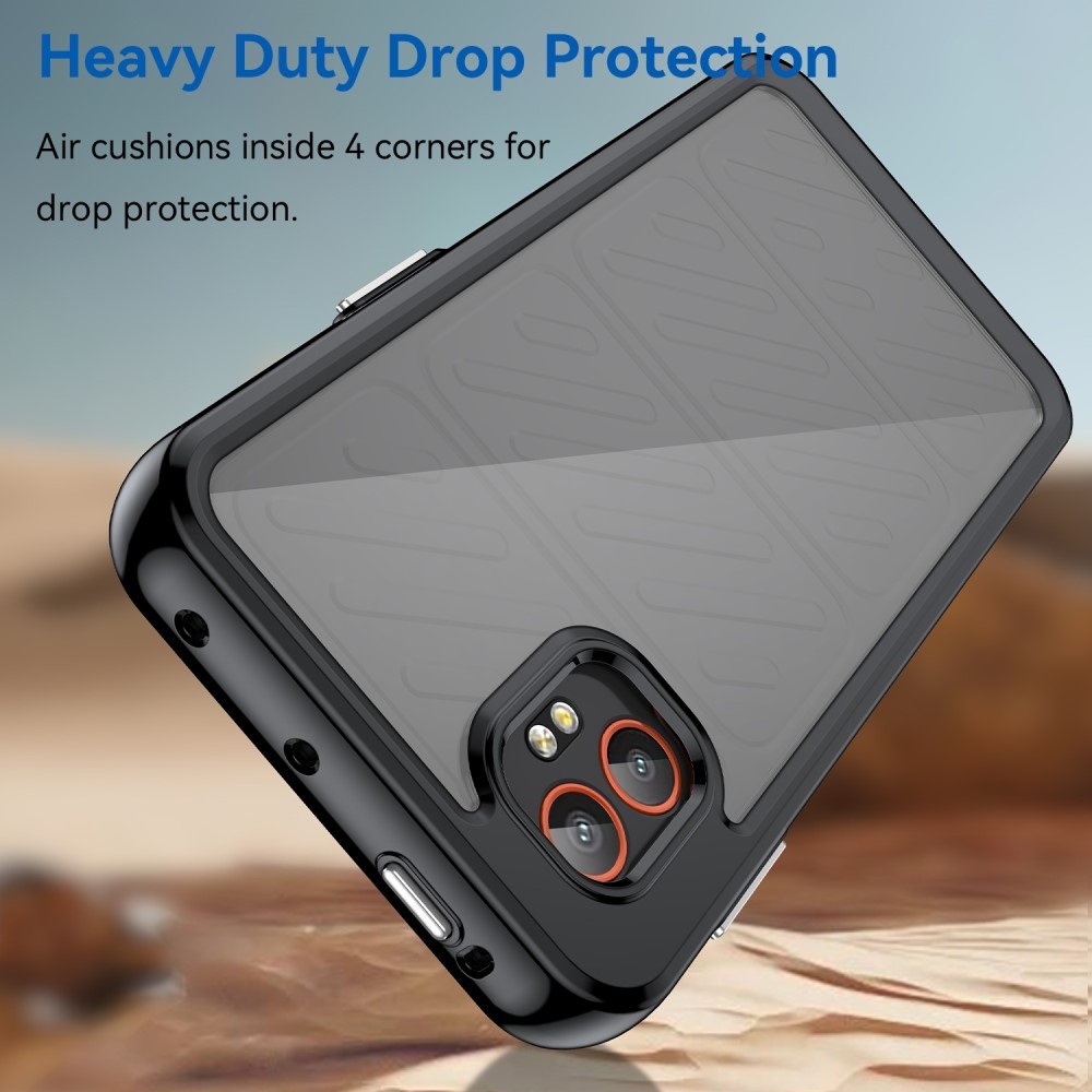 Gelový obal s pevnými zády na Samsung Galaxy Xcover 7 Pro - černé