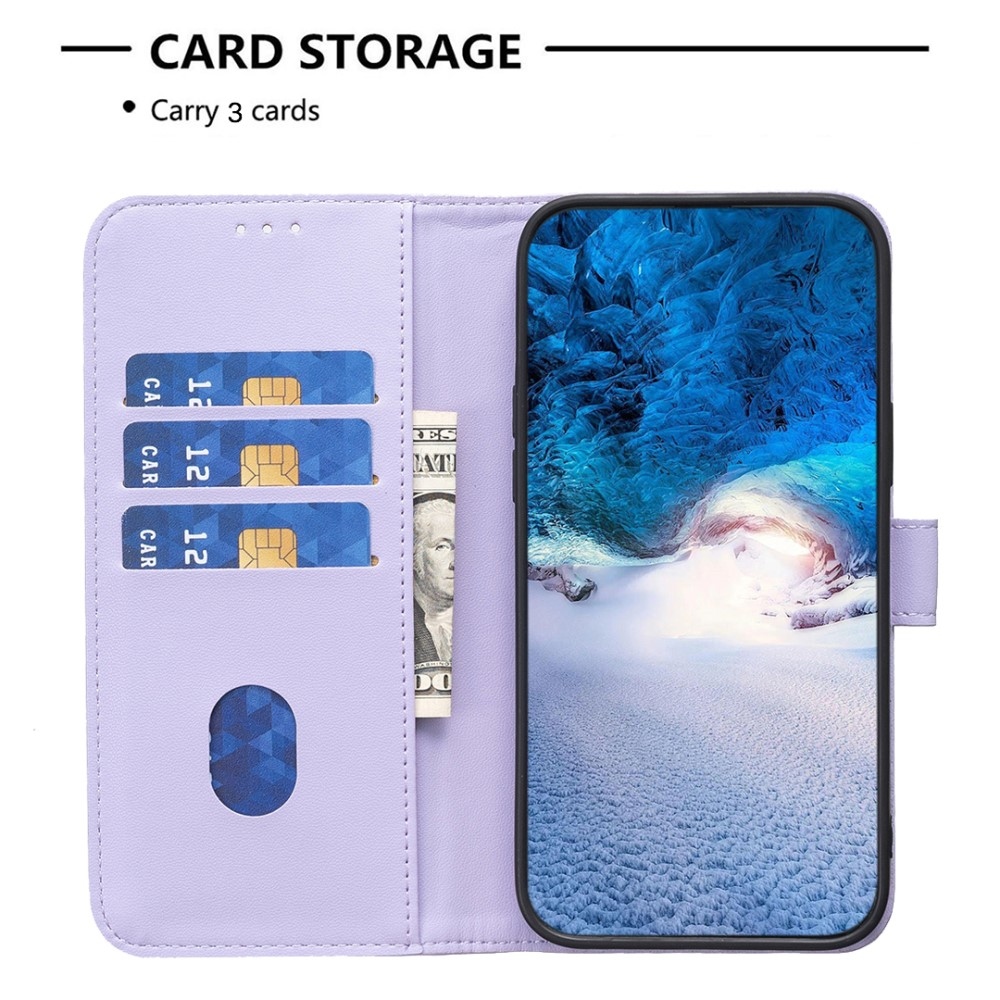 BNF knížkové pouzdro na Xiaomi Redmi Note 13 Pro 4G/Poco M6 Pro - světlefialové