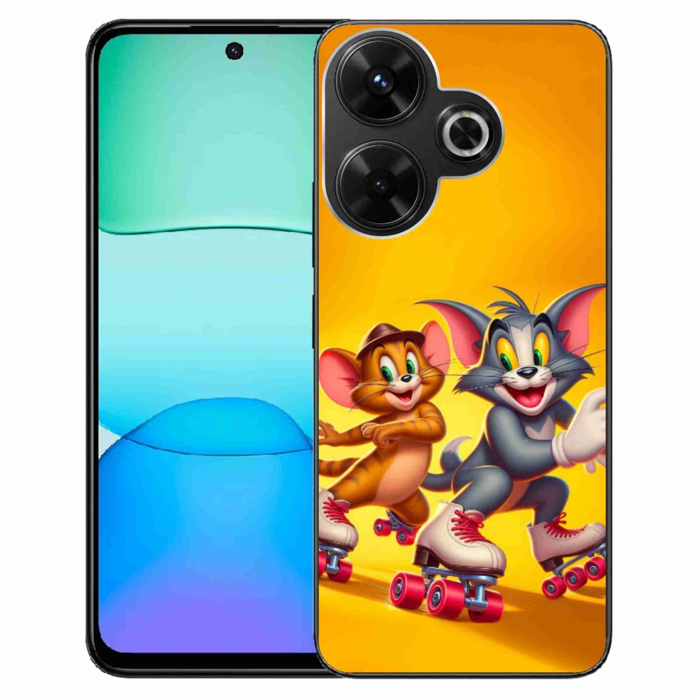 Gelový kryt mmCase na Xiaomi Redmi 13 4G/Poco M6 4G  - tom a jerry
