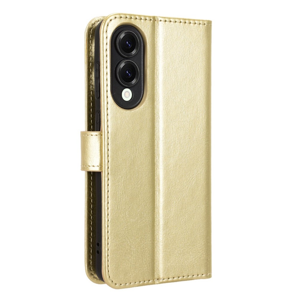 Crazy knížkové pouzdro na Samsung Galaxy S25 Edge - zlaté