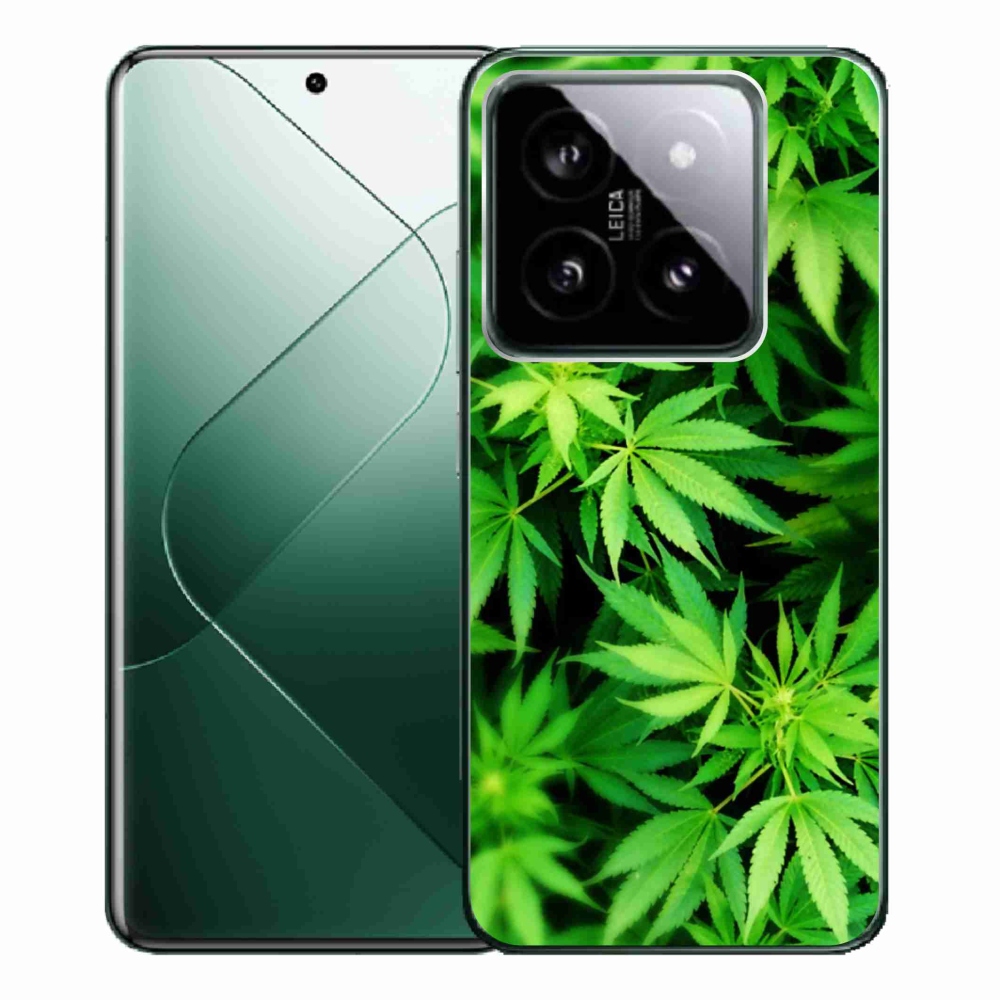 Gelový kryt mmCase na Xiaomi 14 Pro - konopí 3