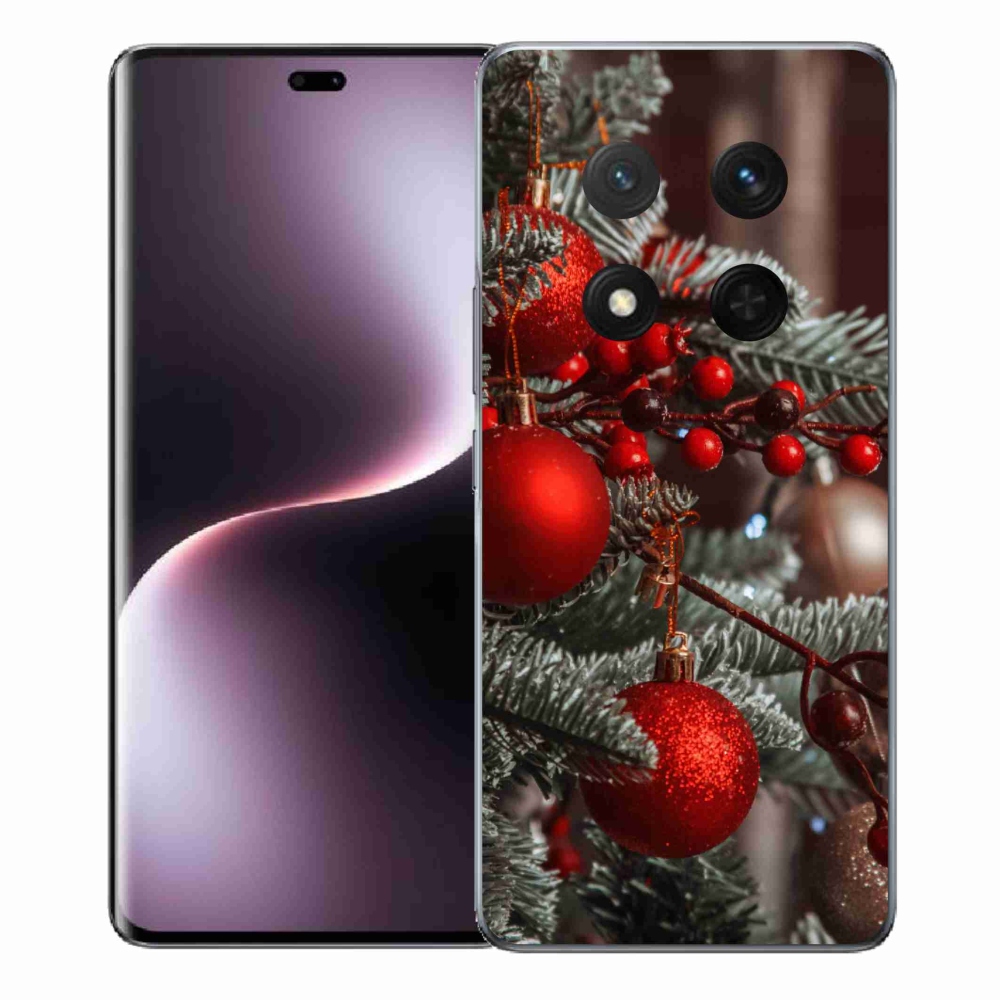 Gelový kryt mmCase na Honor Magic 7 Lite 5G - vánoční ozdoby 2