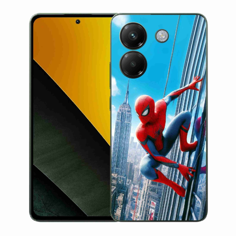 Gelový kryt mmCase na Xiaomi Poco M7 Pro 5G - spiderman