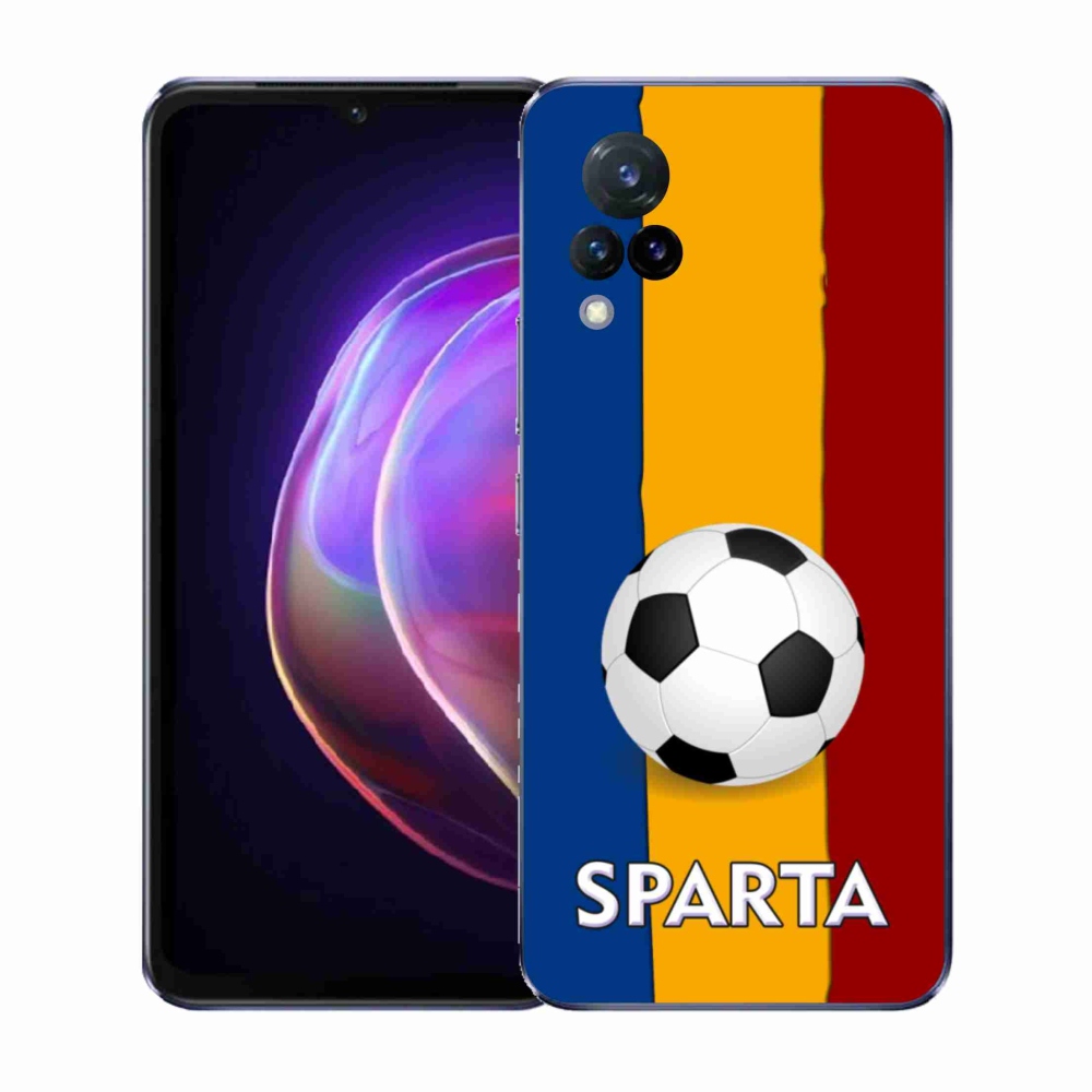 Gelový kryt mmCase na Vivo V21 4G/5G - fotbal 1