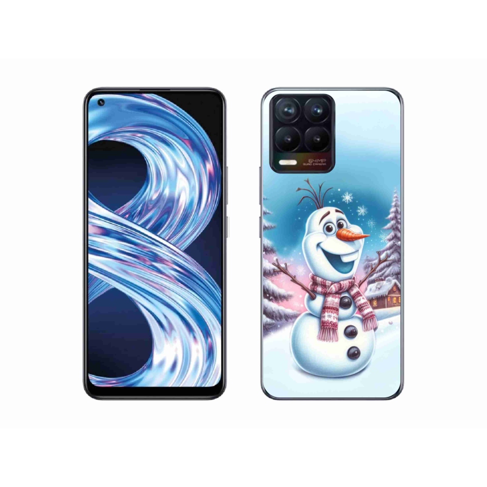 Gelový kryt mmCase na Realme 8 Pro - ledové království