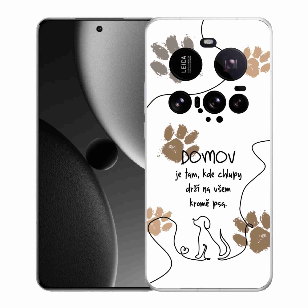 Gelový kryt mmCase na Xiaomi 15 Ultra - psí motiv bílé pozadí