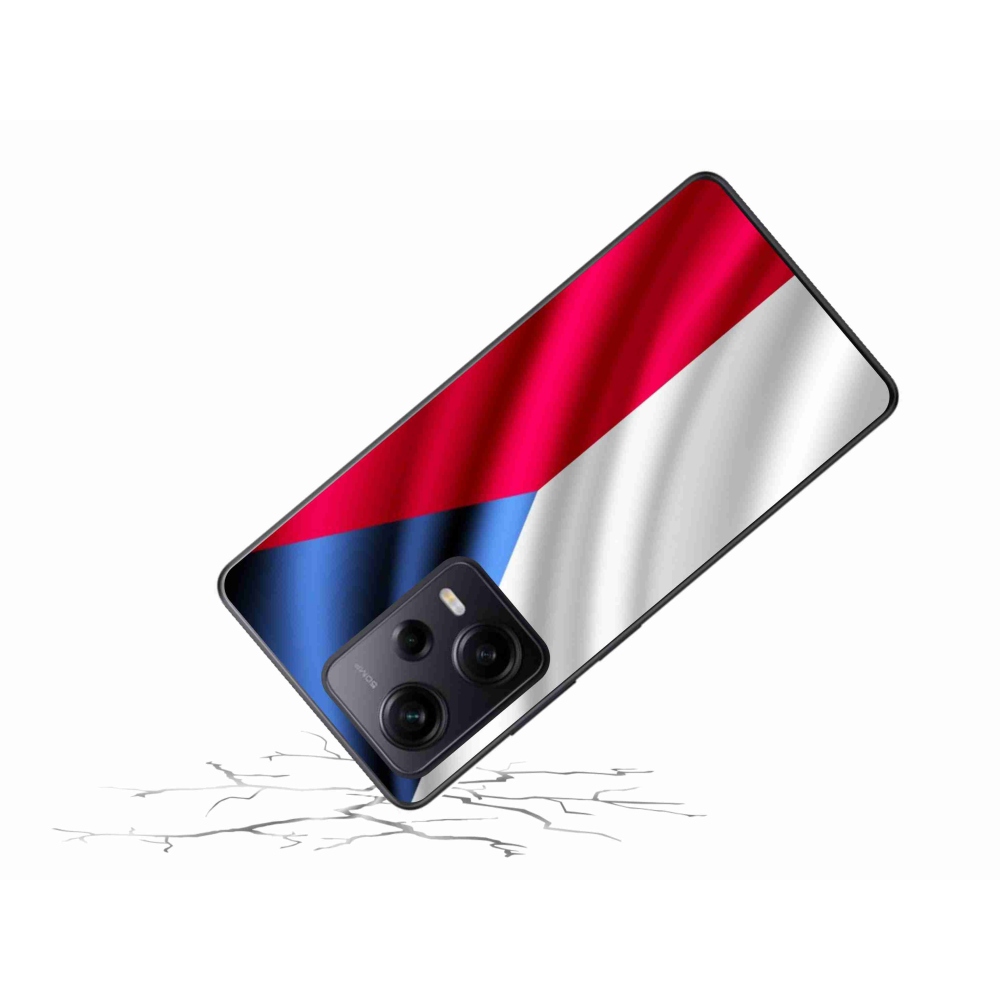 Gelový kryt mmCase na Xiaomi Redmi Note 12 Pro+ 5G - česká vlajka