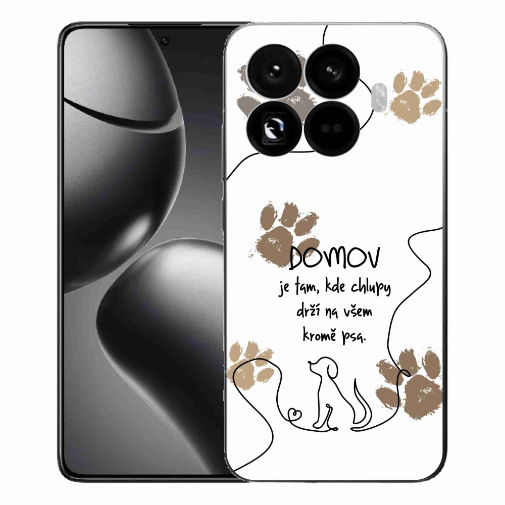 Gelový kryt mmCase na Xiaomi 15T Pro - psí motiv bílé pozadí