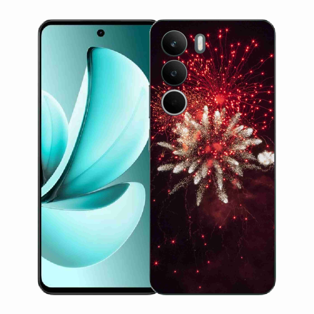 Gelový kryt mmCase na Realme C71 - ohňostroj