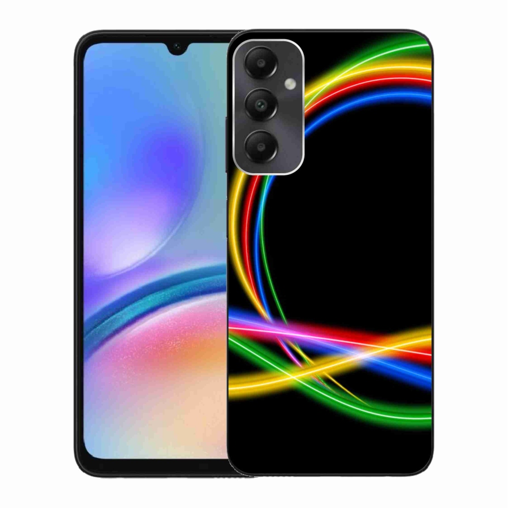 Gelový obal mmCase na Samsung Galaxy A05s - neonové kruhy