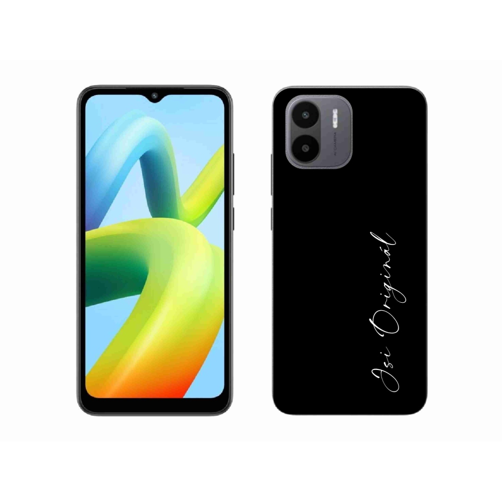 Gelový kryt mmCase na Xiaomi Redmi A1 - jsi originál černé pozadí