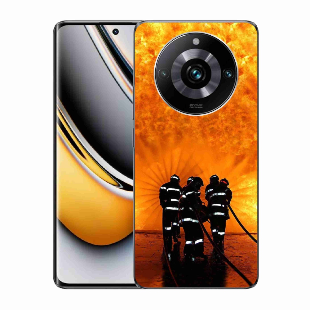 Gelový kryt mmCase na Realme 11 Pro/11 Pro+ - požár