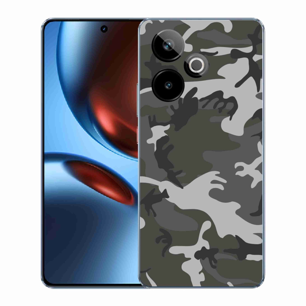 Gelový kryt mmCase na Realme GT 7 5G/GT 7T 5G - maskáčový vzor