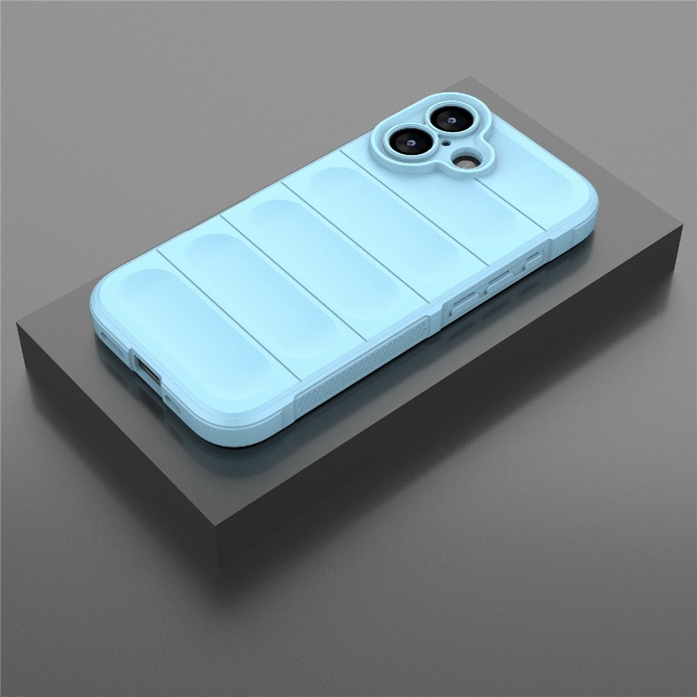 Rugg odolný gelový obal na iPhone 17 - světlemodrý
