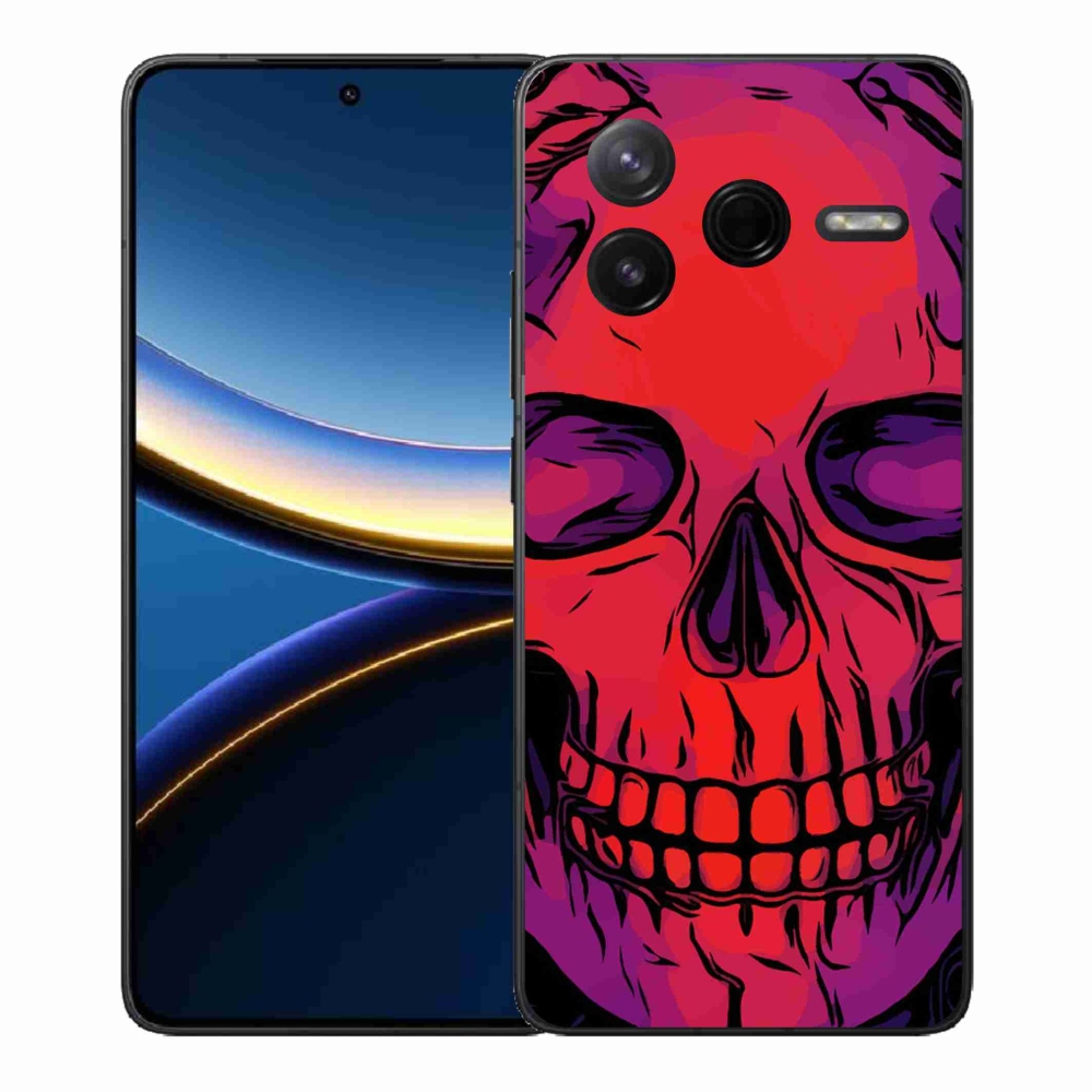 Gelový kryt mmCase na Xiaomi Poco F7 Pro - lebka