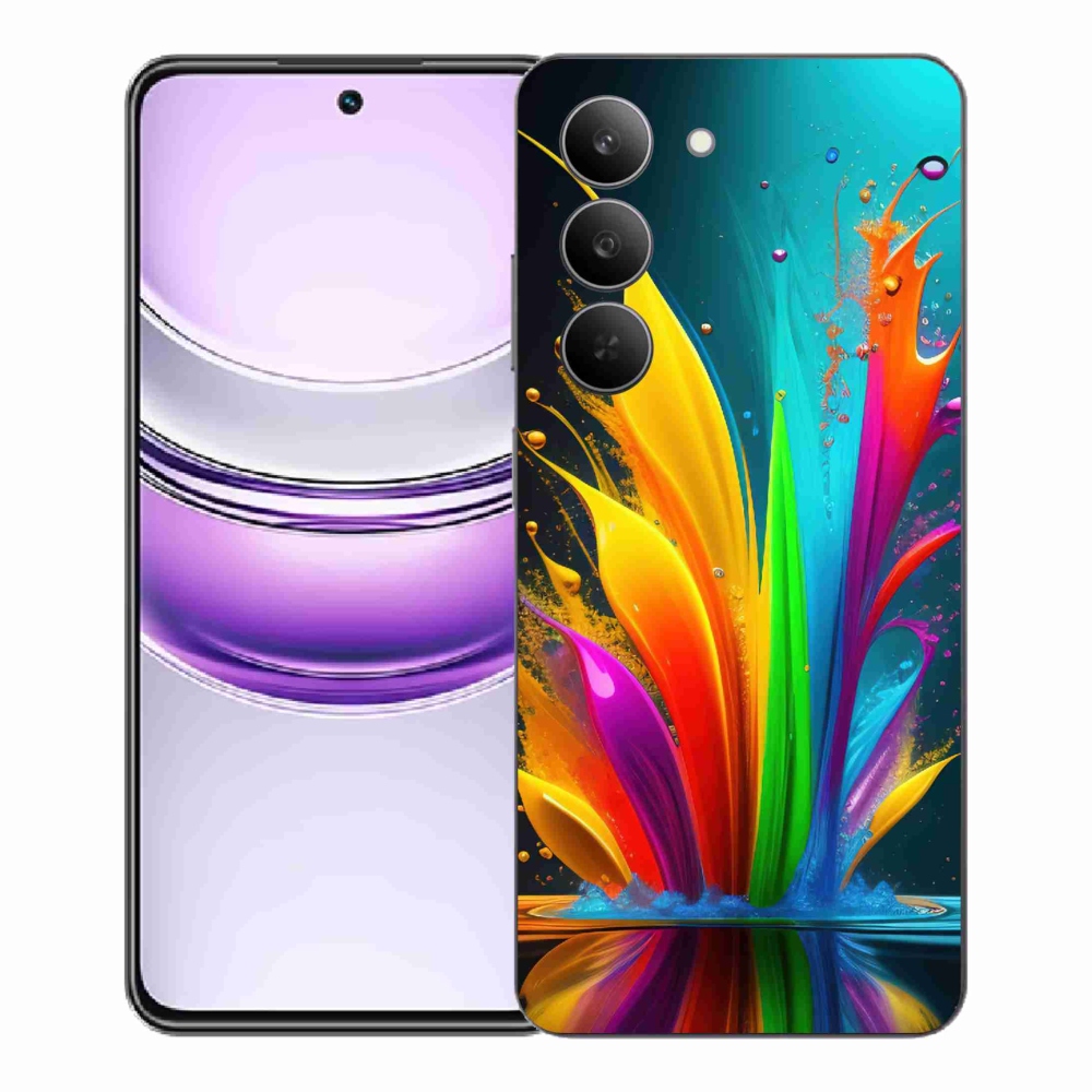 Gelový kryt mmCase na Realme 14x 5G - abstraktní motiv 1